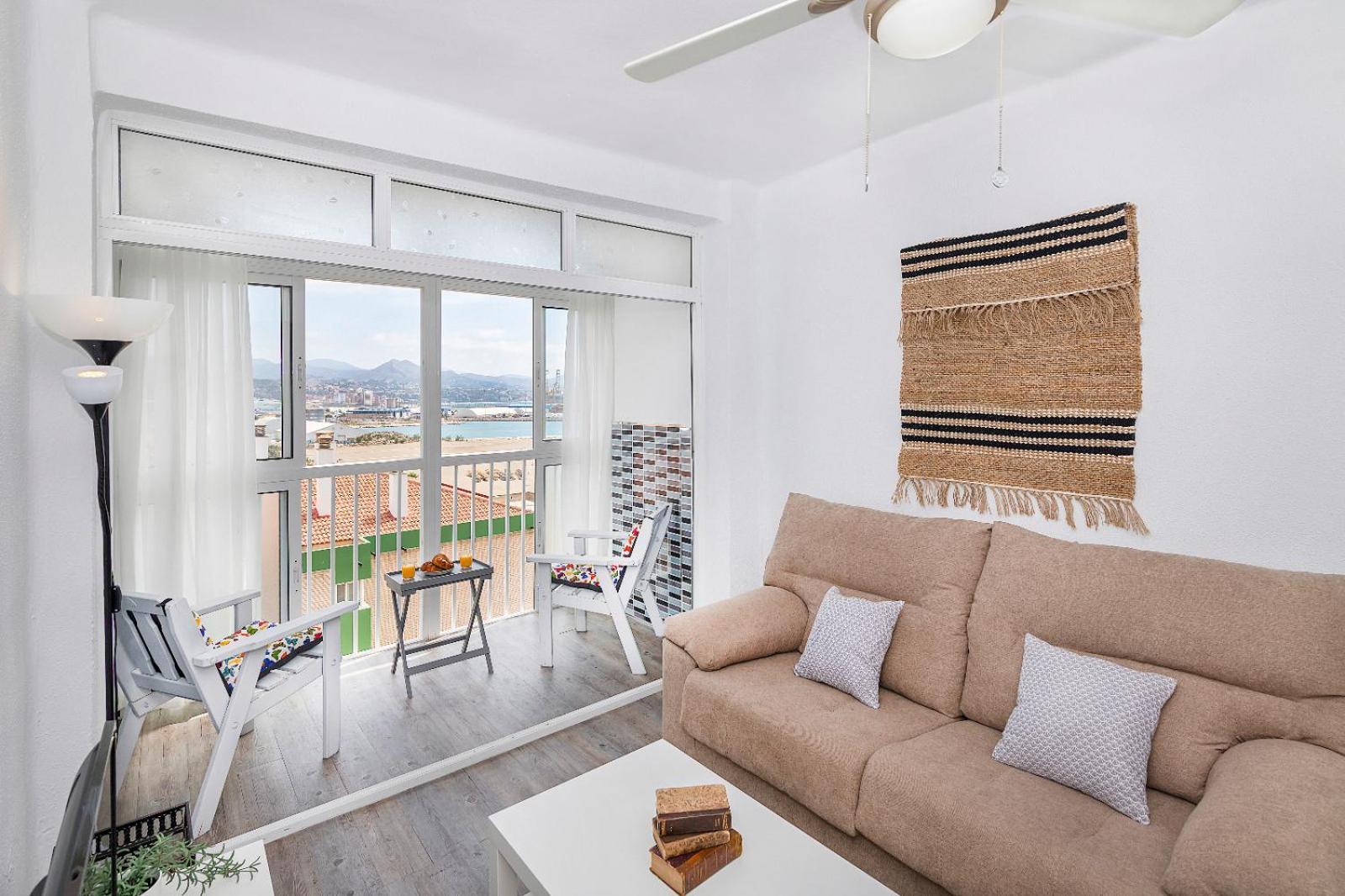 Impresionante Vista Al Mar - Elegante Apartamento Málaga Kültér fotó