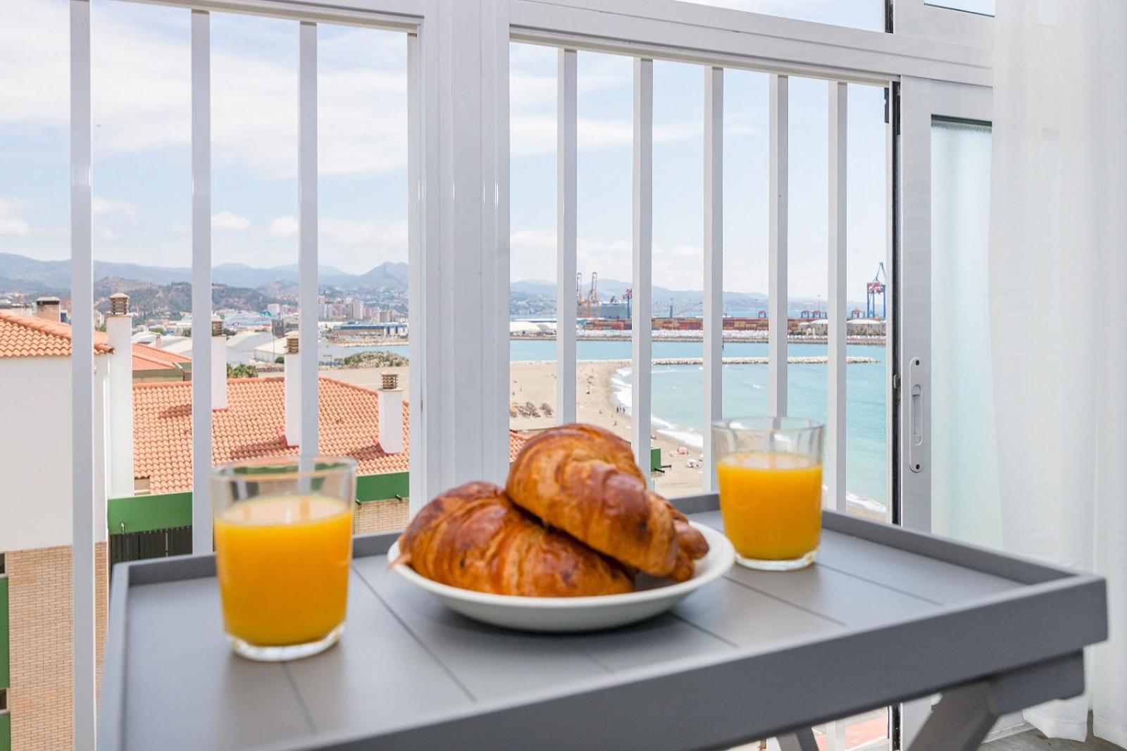 Impresionante Vista Al Mar - Elegante Apartamento Málaga Kültér fotó
