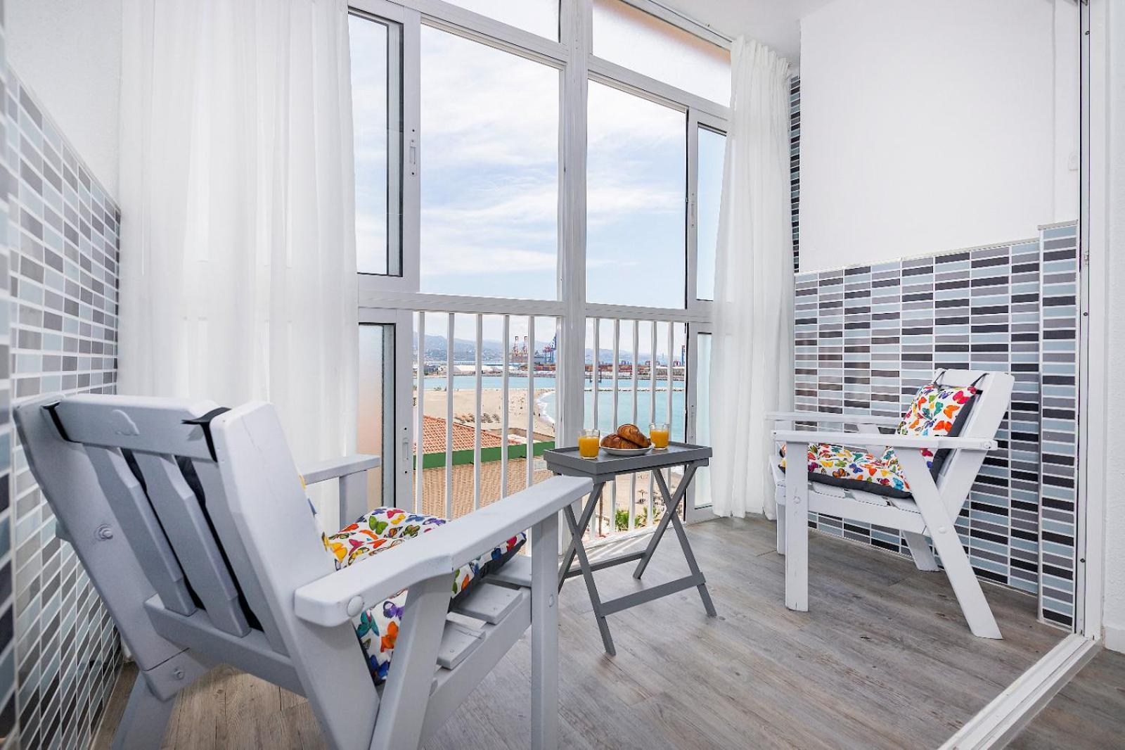Impresionante Vista Al Mar - Elegante Apartamento Málaga Kültér fotó